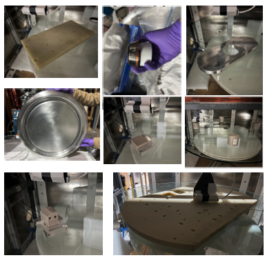 nEDM chamber components during construction and preparation