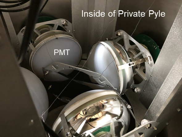 PMTs inside Private Pyle